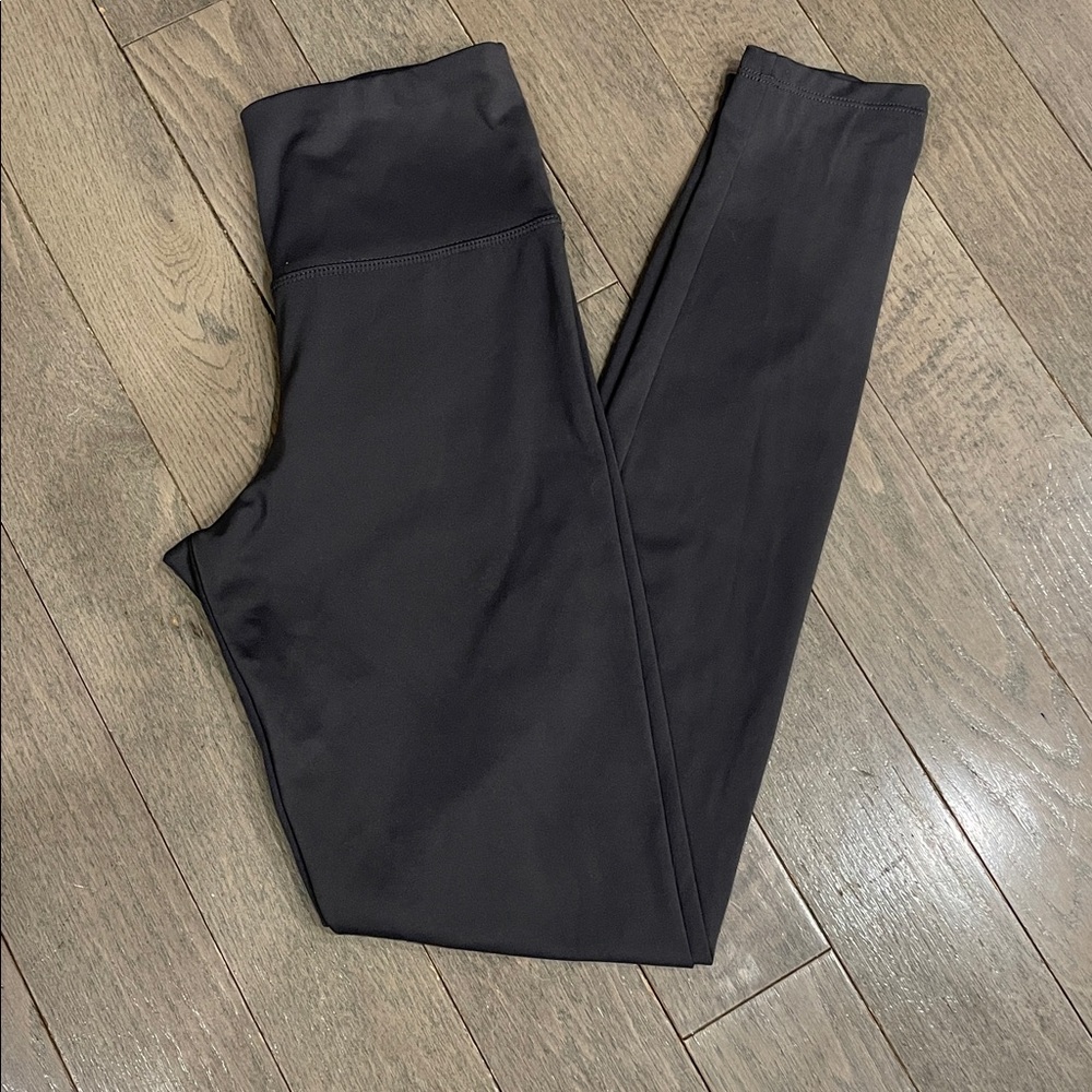 Black Bow Gray Stretchy Leggings - Small, Comfortable & Stylish